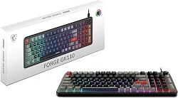 Клавиатура MSI GK110 черный/серый USB for gamer LED (S11-04RU258-HH9)