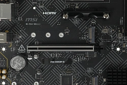 Материнская плата MSI PRO B550M-B Soc-AM4 AMD B550 2xDDR4 mATX AC`97 8ch(7.1) GbLAN RAID+HDMI+DP