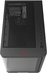 Корпус Bloody BD-CC112 черный без БП mATX 9x120mm 2xUSB3.0 audio bott PSU