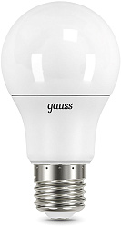 Лампа светодиодная Gauss 16Вт цок.:E27 шар 220B св.свеч.бел.теп. A60 (упак.:10шт) (102502116)