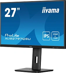 Монитор Iiyama 27" ProLite XUB2797QSU-B2 черный IPS LED 16:9 HDMI M/M матовая HAS Piv 300cd 178гр/178гр 2560x1440 100Hz DP QHD USB 5.7кг