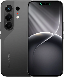 Смартфон Tecno Camon 50 256Gb 12Gb черный моноблок 3G 4G 2Sim 6.78" 1208x2644 Android 16 50Mpix 802.11 a/b/g/n/ac NFC GPS GSM900/1800 GSM1900 Protect FM