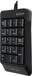 Числовой блок A4Tech Fstyler FK13P черный USB slim для ноутбука (FK13P BLACK)