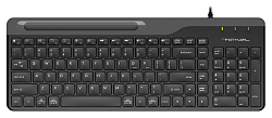 Клавиатура A4Tech Fstyler FK25 черный/серый USB slim