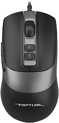 Мышь A4Tech Fstyler FM50S Plus черный оптическая 4000dpi silent USB 7but