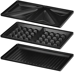 Вафельница Vitek VT-2626 850Вт черный/серебристый