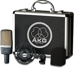 Микрофон проводной AKG C214 серый