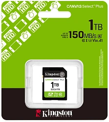 Флеш карта SDXC 1TB Kingston SDS3/1TB Canvas Select Plus V30 w/o adapter