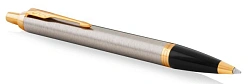 Ручка шариков. Parker IM Core K321 (1931670) Brushed Metal GT M син. черн. подар.кор.