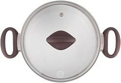 Кастрюля Rondell Tierno RDS-1593 4.8л. d=24см (с крышкой) стальной