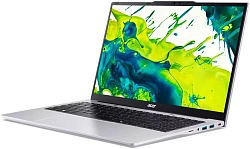 Ноутбук Acer Aspire Lite AL15-53P-722Q Core i7 1355U 16Gb SSD512Gb Intel Iris Xe graphics 15.6" IPS FHD (1920x1080) без ОС silver WiFi BT Cam 5100mAh (NX.DGCCD.002)