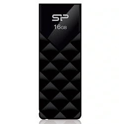 Флеш Диск Silicon Power 16Gb Ultima U03 SP016GBUF2U03V1K USB2.0 черный