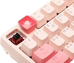 Клавиатура A4Tech Bloody S87 Energy механическая розовый USB for gamer LED (S87 USB ENERGY PINK) кабель 1.8м