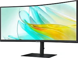 Монитор Samsung 34" ViewFinity S6 S34C650UAIXCI черный VA LED 5ms 21:9 HDMI M/M полуматовая 350cd 178гр/178гр 3440x1440 100Hz FreeSync DP Ultra WQHD USB 8кг
