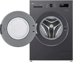Стиральная машина LG F2Y1WS6J класс: A загр.фронтальная макс.:6.5кг темно-серый инвертор