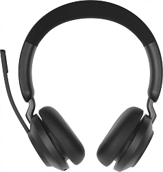 Наушники с микрофоном Jabra Evolve2 65, Link380a MS Stereo Stand Black черный накладные BT оголовье (26599-999-989)