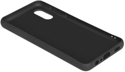 Чехол (клип-кейс) DF для Samsung Galaxy A02 sOriginal-27 черный (DF SORIGINAL-27 (BLACK))