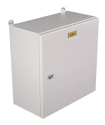 Шкаф электротехнический Elbox Elbox EMW-500.500.210-1-IP66 настенный 500мм 500мм 210мм несъемн.бок.пан. 100кг серый