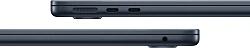 Ноутбук Apple MacBook Air A3240 M4 10 core 16Gb SSD512Gb/10 core GPU 13.6" Liquid Retina (2560x1664) macOS midnight WiFi BT Cam (MW133PA/A)