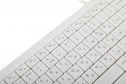 Клавиатура + мышь A4Tech Fstyler F1512 клав:белый мышь:белый USB (F1512 WHITE)