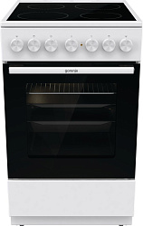 Плита Электрическая Gorenje GEC5B41WG белый стеклокерамика (без крышки)