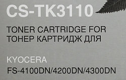 Картридж лазерный Cactus CS-TK3110 TK-3110 черный (15500стр.) для Kyocera Ecosys FS-4100DN/4200DN/4300DN