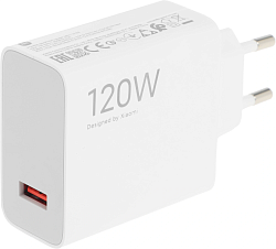 Сетевое зар./устр. Xiaomi 120W HyperCharge Combo (Type-A) EU 120W 6A (PD+QC) USB универсальное белый (BHR9462EU)