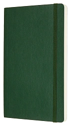 Блокнот Moleskine CLASSIC SOFT QP618K15 Large 130х210мм 192стр. нелинованный мягкая обложка зеленый