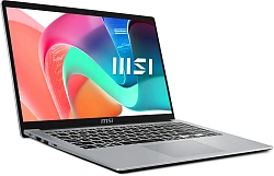 Ноутбук MSI Modern 15 F13MG-202XRU Core i7 1355U 16Gb SSD1Tb Intel Iris Xe graphics 15.6" IPS FHD (1920x1080) FreeDOS silver WiFi BT Cam (9S7-15S122-202)