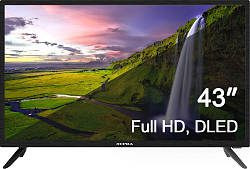 Телевизор LED Supra 43" STV-LC43LT0045F черный FULL HD 60Hz DVB-T DVB-T2 DVB-C USB (RUS)