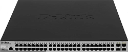 Коммутатор D-Link DGS-1210-52MPP/ME/B (L2) 48x1Гбит/с 4SFP 48PoE 740W управляемый