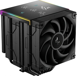 Устройство охлаждения(кулер) Deepcool AK620 Digital Pro Soc-AM5/AM4/1151/1200/2066/1700 черный 4-pin 25dB Al+Cu LCD 260W 1491gr Ret (R-AK620-BKAPMN-G)
