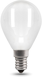 Лампа светодиодная Gauss Filament 105201109-D 9Вт цок.:E14 шар 220B св.свеч.бел.теп. (упак.:10шт)