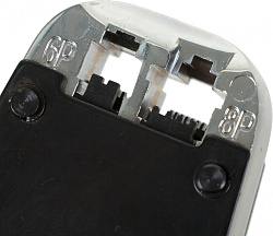 Инструмент обжимной ITK TM1-B11V для RJ-45/RJ-12/RJ-11 (упак:1шт) красный