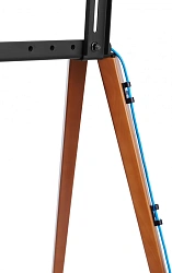 Подставка для телевизора Cactus CS-ST3646BKWN черный/орех 49"-75" макс.40кг напольный
