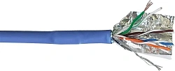 Кабель информационный Lanmaster LAN-5EUTP-PT-LSZH-BL кат.5E UTP 4 пары 24AWG LSZH внутренний 305м синий