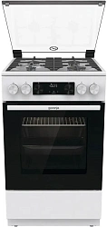 Плита Газовая Gorenje GGI5C23WF белый (стеклянная крышка) реш.чугун