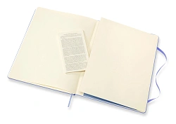 Блокнот Moleskine CLASSIC QP090B42 XLarge 190х250мм 192стр. линейка твердая обложка голубая гортензия