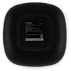 Колонка порт. Hyundai H-PS1010 черный 5W 1.0 BT 10м 1200mAh