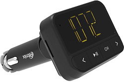 Автомобильный FM-модулятор Ritmix FMT-B200 черный MicroSD USB PDU (80000765)