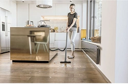 Строительный пылесос Karcher WD 2 Plus S V-15/4/18/C (YSY) 1000Вт (уборка: сухая/влажная) желтый