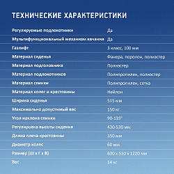 Кресло игровое Оклик -121G черный/синий сиденье черный/синий искусст.кожа/сетка с подголов. крестов. пластик черный