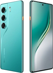 Смартфон Tecno Camon 40 256Gb 12Gb зеленый моноблок 3G 4G 2Sim 6.78" 1080x2436 Android 15 50Mpix 802.11 a/b/g/n/ac NFC GPS GSM900/1800 GSM1900 Protect FM microSD max1024Gb