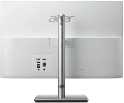 Моноблок Acer Aspire C24-195ES 23.8" Full HD Core Ultra 5 125U (1.3) 16Gb SSD512Gb Graphics CR Eshell GbitEth WiFi BT 65W клавиатура мышь Cam серебристый 1920x1080