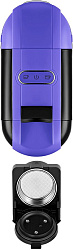 Кофемашина Kitfort КТ-7105-1 1450Вт черный/фиолетовый