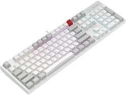 Клавиатура A4Tech Bloody B230N белый USB Multimedia for gamer LED (B230N)