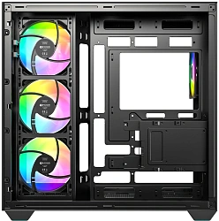 Корпус ID-Cooling View 510 черный без БП ATX 10x120mm 1xUSB3.0 audio bott PSU