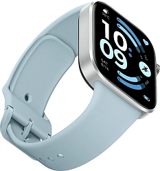 Смарт-часы Xiaomi Redmi Watch 6 2.07" AMOLED корп.серебристый рем.голубой разм.брасл.:135-205мм (BHR08CWGL)