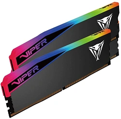 Память DDR5 2x32GB 6000MHz Patriot VEUR564G6028K Viper Elite 5 Ultra RGB RTL Gaming PC5-48000 CL28 DIMM 288-pin 1.4В kit single rank с радиатором Ret