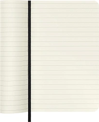 Блокнот Moleskine CLASSIC SOFT QP611 Pocket 90x140мм 192стр. линейка мягкая обложка черный